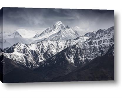 Picture of Snow Mountain with Blue Sky