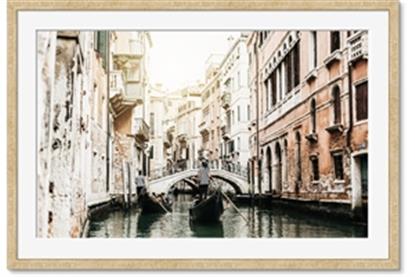 Picture of Gondolas at Venice Italy