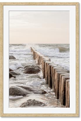 Picture of Rocks wood Sea