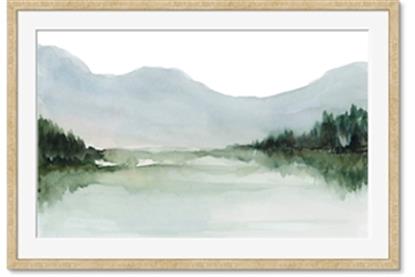 Picture of Watercolour Mountain 