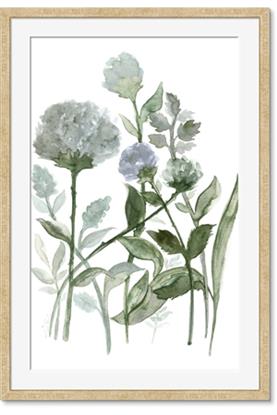 Picture of Blue Flower Sketch I