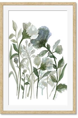 Picture of Blue Flower Sketch II