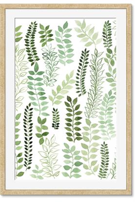 Picture of Watercolor Greens II