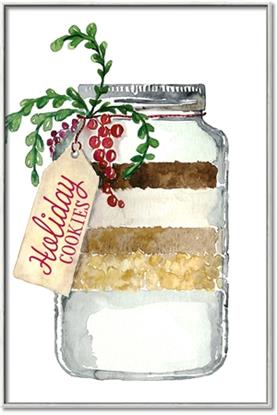 Picture of Holiday Cookies in a Jar