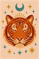 Picture of The third eye tiger _GroupedProduct_Rectangle_Portrait_Unframed_Print_Only_
