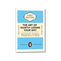 Picture of The Art of Shit Losing Typography Poster _GroupedProduct_Rectangle_Portrait_Canvas_