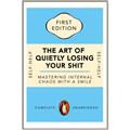 Picture of The Art of Shit Losing Typography Poster _GroupedProduct_Rectangle_Portrait_Canvas_Framed_