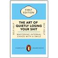 Picture of The Art of Shit Losing Typography Poster _GroupedProduct_Rectangle_Portrait_Canvas_Framed_