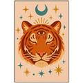 Picture of The third eye tiger _GroupedProduct_Rectangle_Portrait_Canvas_Framed_