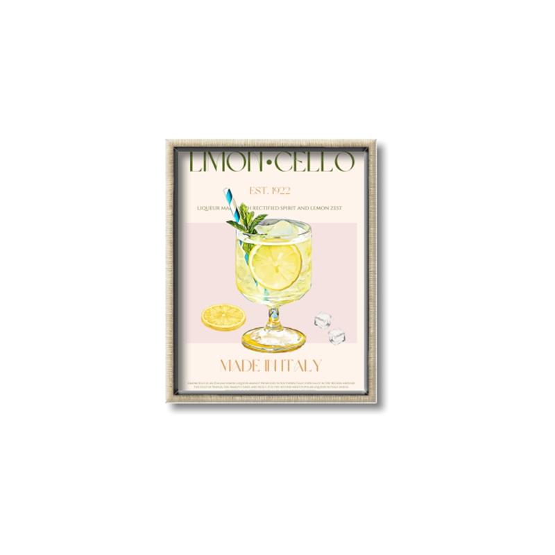 Picture of  Limoncello Drink _GroupedProduct_Rectangle_Portrait_Canvas_Framed_