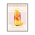 Picture of Sex on the Beach Drink _GroupedProduct_Rectangle_Portrait_Canvas_Framed_