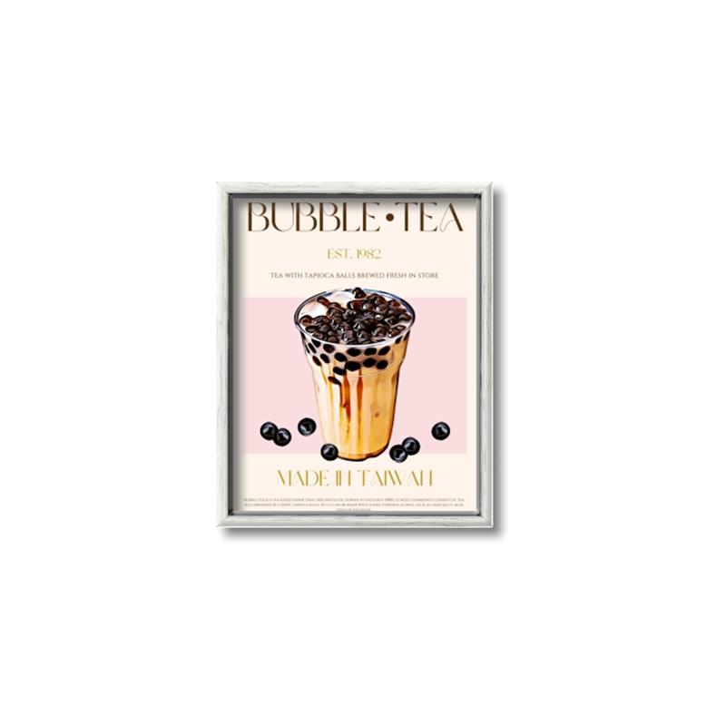 Picture of Taiwanese Bubble Tea _GroupedProduct_Rectangle_Portrait_Canvas_Framed_