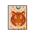 Picture of The third eye tiger _GroupedProduct_Rectangle_Portrait_Framed_Matted_