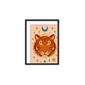Picture of The third eye tiger _GroupedProduct_Rectangle_Portrait_Framed_Matted_
