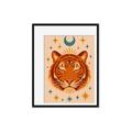 Picture of The third eye tiger _GroupedProduct_Rectangle_Portrait_Framed_Matted_