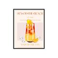 Picture of Sex on the Beach Drink _GroupedProduct_Rectangle_Portrait_Framed_Matted_