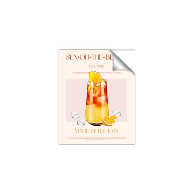 Picture of Sex on the Beach Drink _GroupedProduct_Rectangle_Portrait_Unframed_Print_Only_