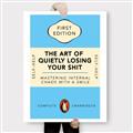 Picture of The Art of Shit Losing Typography Poster _GroupedProduct_Rectangle_Portrait_Canvas_