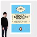 Picture of The Art of Shit Losing Typography Poster _GroupedProduct_Rectangle_Portrait_Canvas_