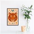 Picture of The third eye tiger _GroupedProduct_Rectangle_Portrait_Canvas_Framed_