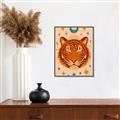 Picture of The third eye tiger _GroupedProduct_Rectangle_Portrait_Canvas_Framed_