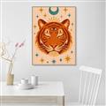 Picture of The third eye tiger _GroupedProduct_Rectangle_Portrait_Canvas_Framed_