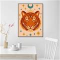 Picture of The third eye tiger _GroupedProduct_Rectangle_Portrait_Canvas_Framed_