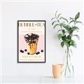 Picture of Taiwanese Bubble Tea _GroupedProduct_Rectangle_Portrait_Canvas_Framed_