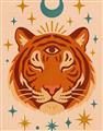 Picture of The third eye tiger _GroupedProduct_Rectangle_Portrait_Unframed_Print_Only_