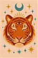 Picture of The third eye tiger _GroupedProduct_Rectangle_Portrait_Unframed_Print_Only_